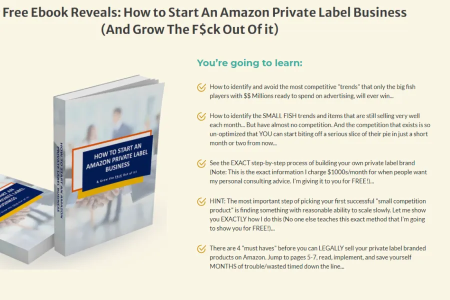 Amazon Ranking Expert — eBook Giveaway Opt-In