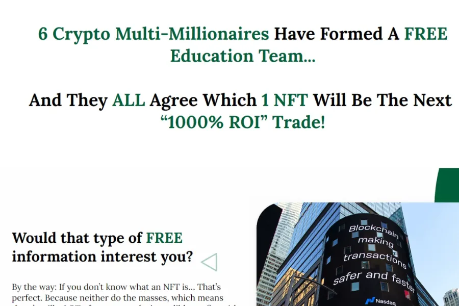 Crypto-Focused Autoresponder — Opt-In Page